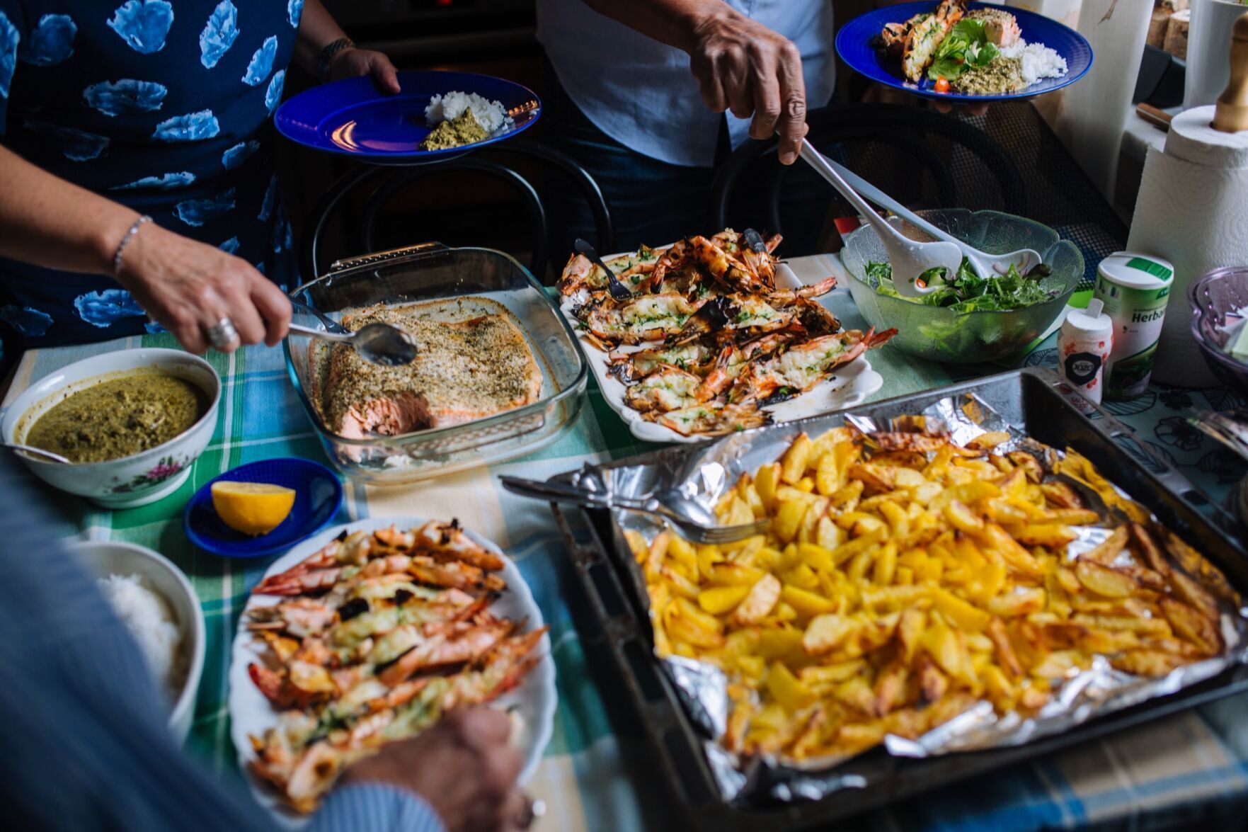 Keep an eye on portion sizes